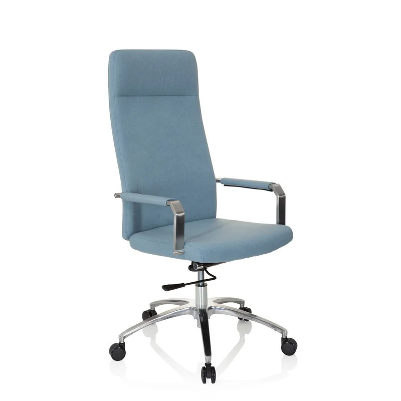 B-Ware hjh OFFICE Bürostuhl Drehstuhl SARANTO PLUS I Stoff denim hellblau SIEHE TEXT