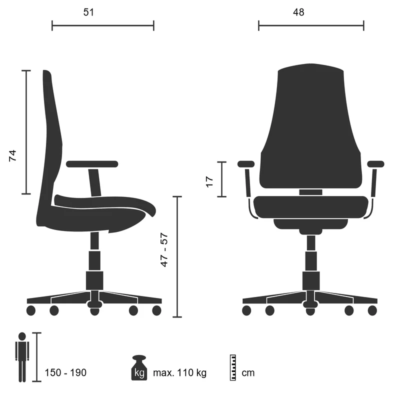 B-Ware hjh OFFICE Bürostuhl Drehstuhl SARANTO PLUS I Stoff denim hellblau SIEHE TEXT