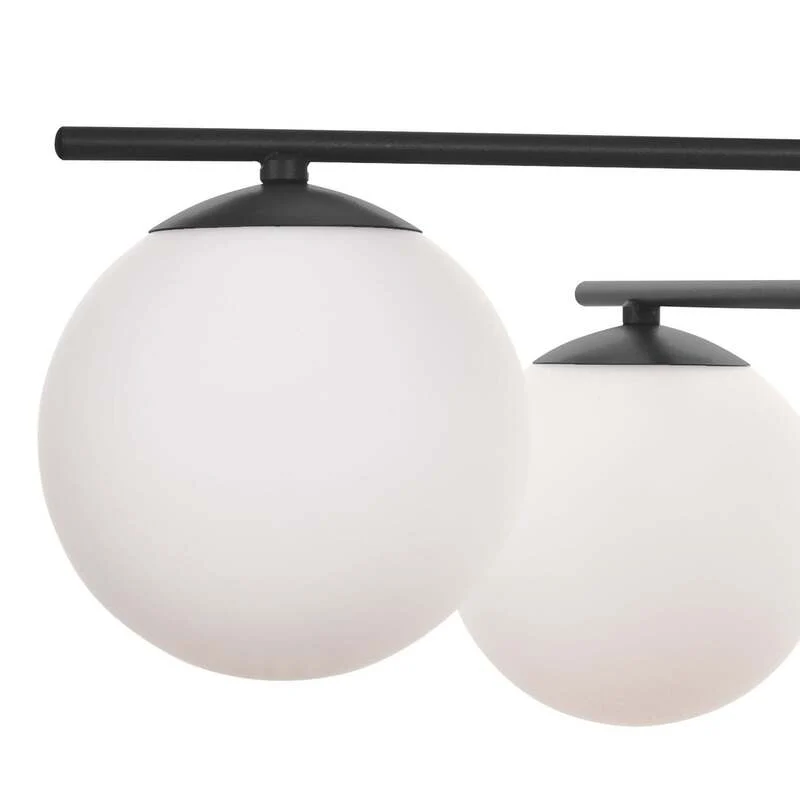 B-Ware Aurora Deckenleuchte Lampe schwarz Glas Ø 50 cm E14 SIEHE TEXT/FOTO