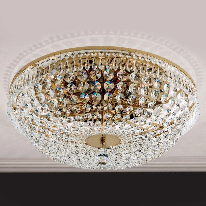 B-Ware ORION Kristalldeckenleuchte Leuchte SHERATA gold Deckenlampe SIEHE TEXT/FOTO