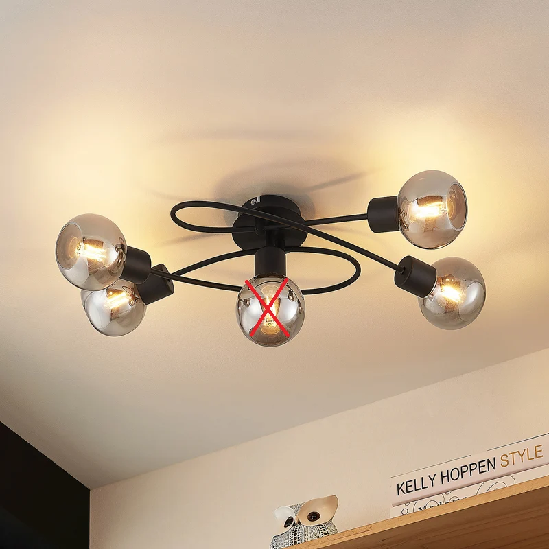 B-Ware Lindby Deckenlampe Elaina Hängelampe Lampe Deckenlicht E14 5-flg SIEHE TEXT/FOTO