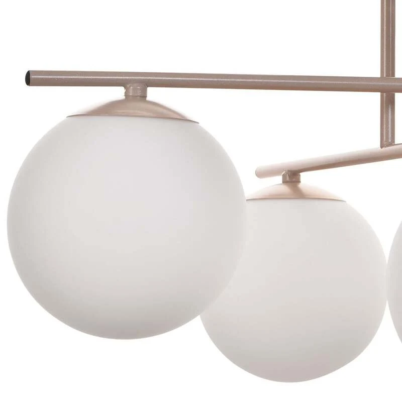 B-Ware Aurora Deckenleuchte Lampe Deckenlampe beige Ø 50 cm 4 flammig SIEHE TEXT/FOTO