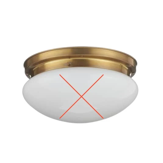B-Ware Berliner Messinglampen Deckenlampe Deckenlampe Harry Ø30cm SIEHE TEXT/FOTO