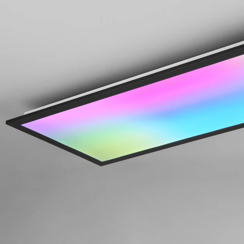 B-Ware Reality Leuchten Deckenleuchte Lampe LED RGBW CCT Schwarz Beta Raumbeleuchtung