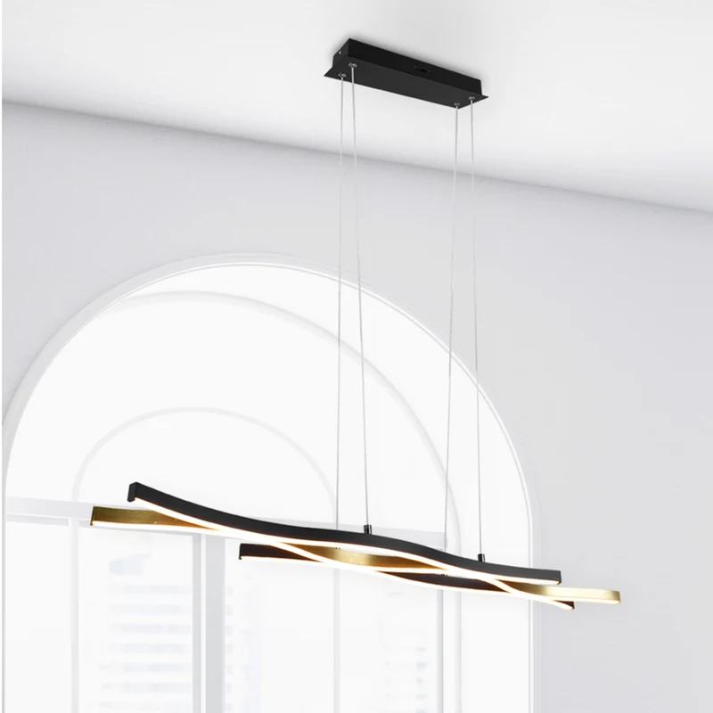 B-Ware Blaze Pendelleuchte Hängelampe LED dimmbar messing matt schwarz Metall CCT