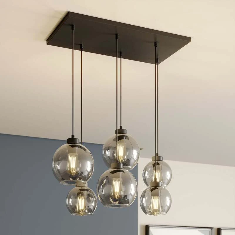 B-Ware Euluna Hängeleuchte Cubus Hängelampe Lampe Leuchte sechsflammig SIEHE TEXT/F319