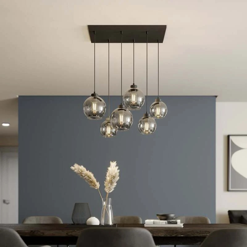 B-Ware Euluna Hängeleuchte Cubus Hängelampe Lampe Leuchte sechsflammig SIEHE TEXT/F319