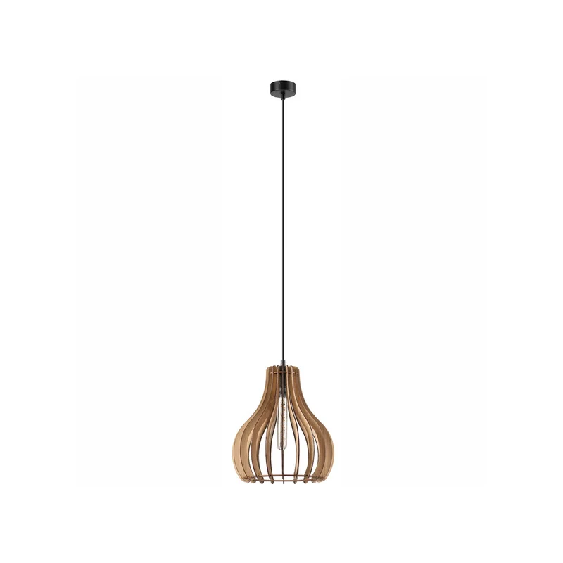 Envostar Hängeleuchte Pendelleuchte Lampe Falou Eiche Ø 25 cm SIEHE TEXT/FOTO