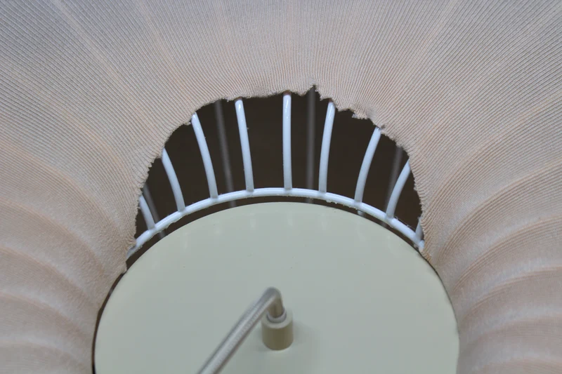 B-Ware Lindby Hängeleuchte Pendelleuchte Helin Deckenlampe beige Textil SIEHE TEXT/FOTO