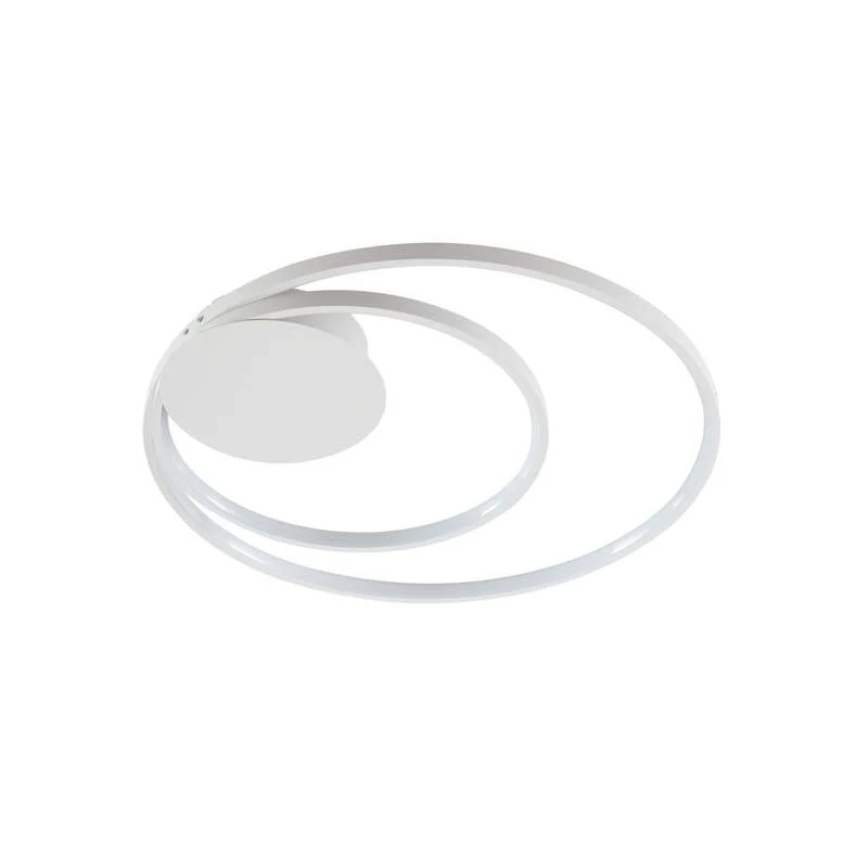 C-Ware Lindby Deckenleuchte Lampe LED rund weiß matt Nerwin Aluminium dimmbar
