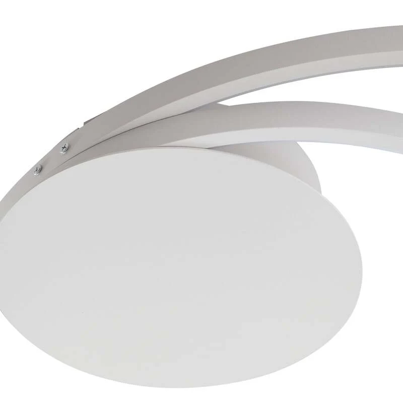 C-Ware Lindby Deckenleuchte Lampe LED rund weiß matt Nerwin Aluminium dimmbar