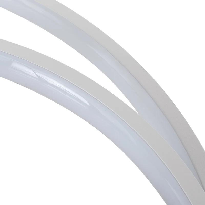 C-Ware Lindby Deckenleuchte Lampe LED rund weiß matt Nerwin Aluminium dimmbar
