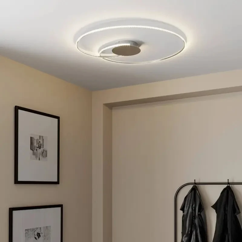 B-Ware Lindby Deckenleuchte Deckenlampe LED Joline Kristall Metall chrom 3 STÜCK