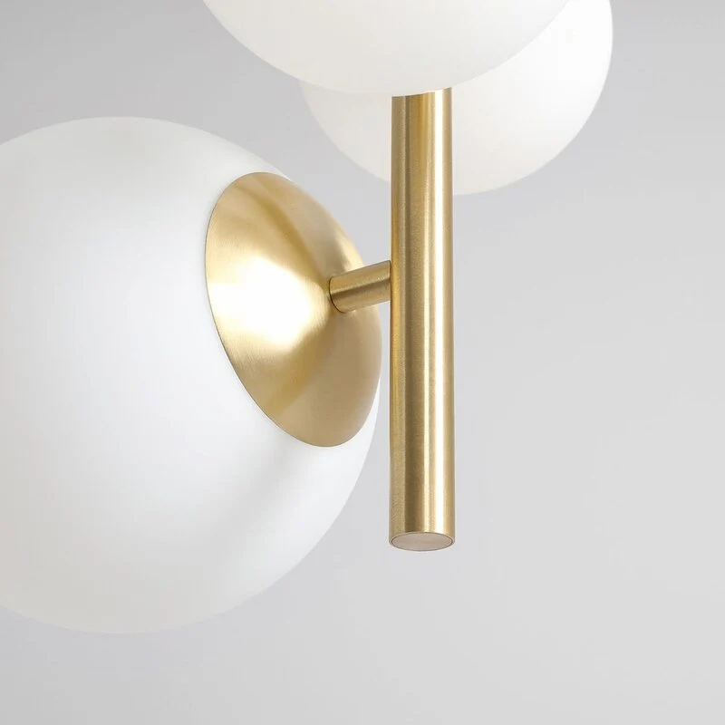 B-Ware ALDEX Hängeleuchte Joel Deckenlampe Pendelleuchte messing/weiß 4-flammig E2892
