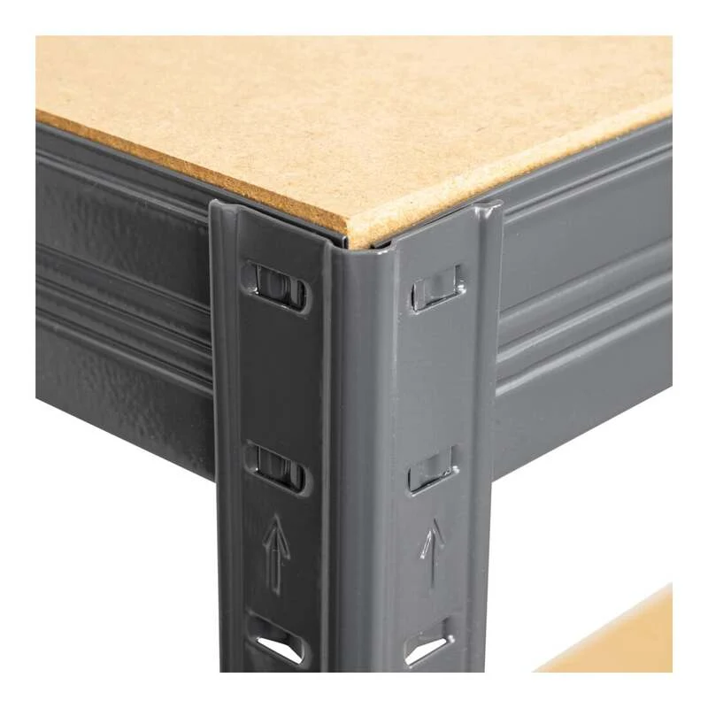 B-Ware Stier Steck-Fachbodenregal Lagerregal 350kg Tragkraft 5 Böden 1800x900x300mm