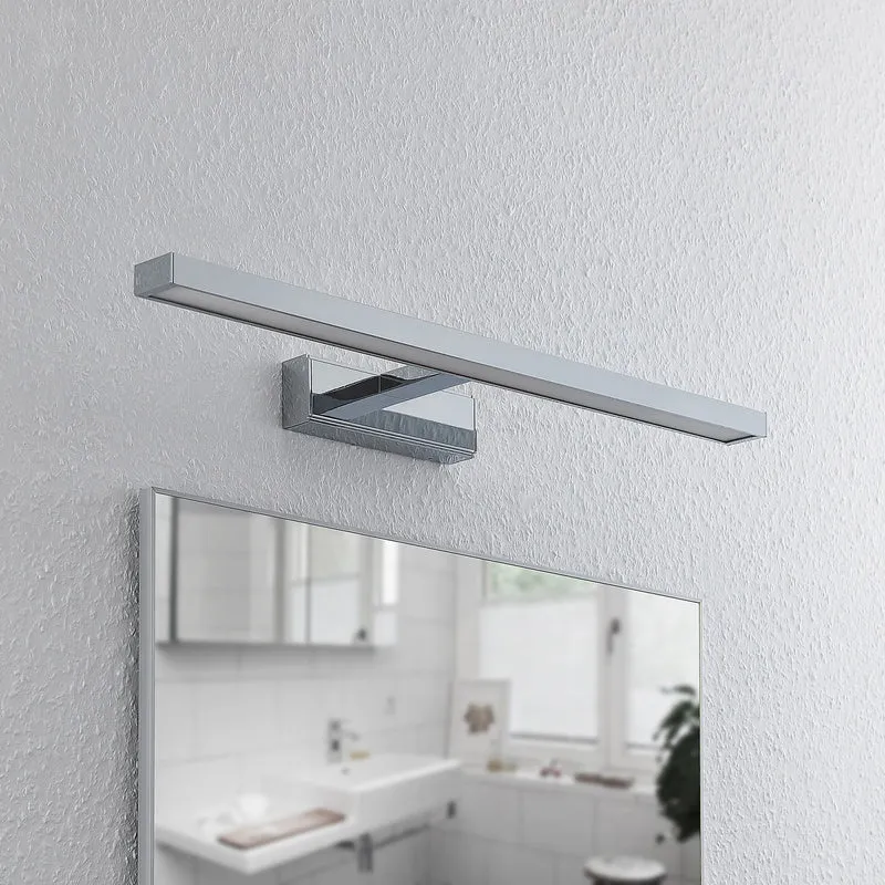 B-Ware Lindby LED-Spiegelleuchte Jukka Wandleuchte chrom warmweiß 60cm IP44 Badezimmer