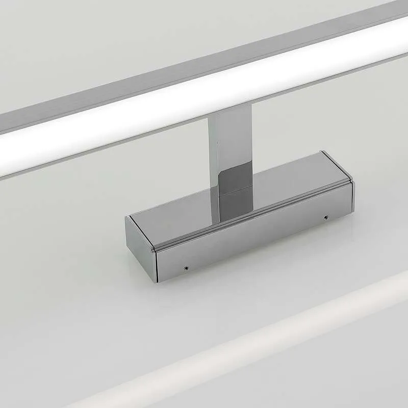 B-Ware Lindby LED-Spiegelleuchte Jukka Wandleuchte chrom warmweiß 60cm IP44 Badezimmer