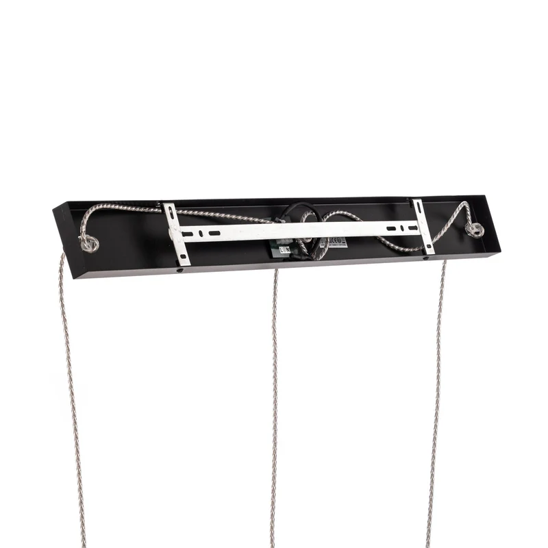 B-Ware Lindby Hängeleuchte Pendellampe Drakar 3-flg grau Glas Ø 19,5 cm