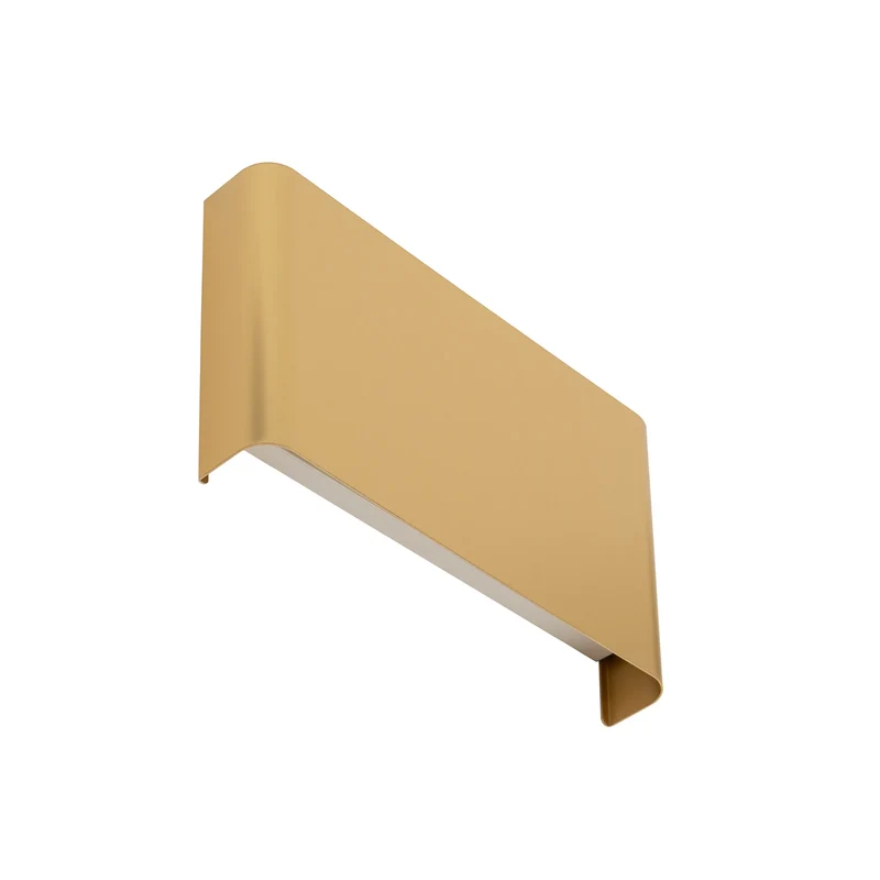 B-Ware Nowodvorski Lighting Wandleuchte Haga goldfarben Metall 25 cm breit G9 Lampe