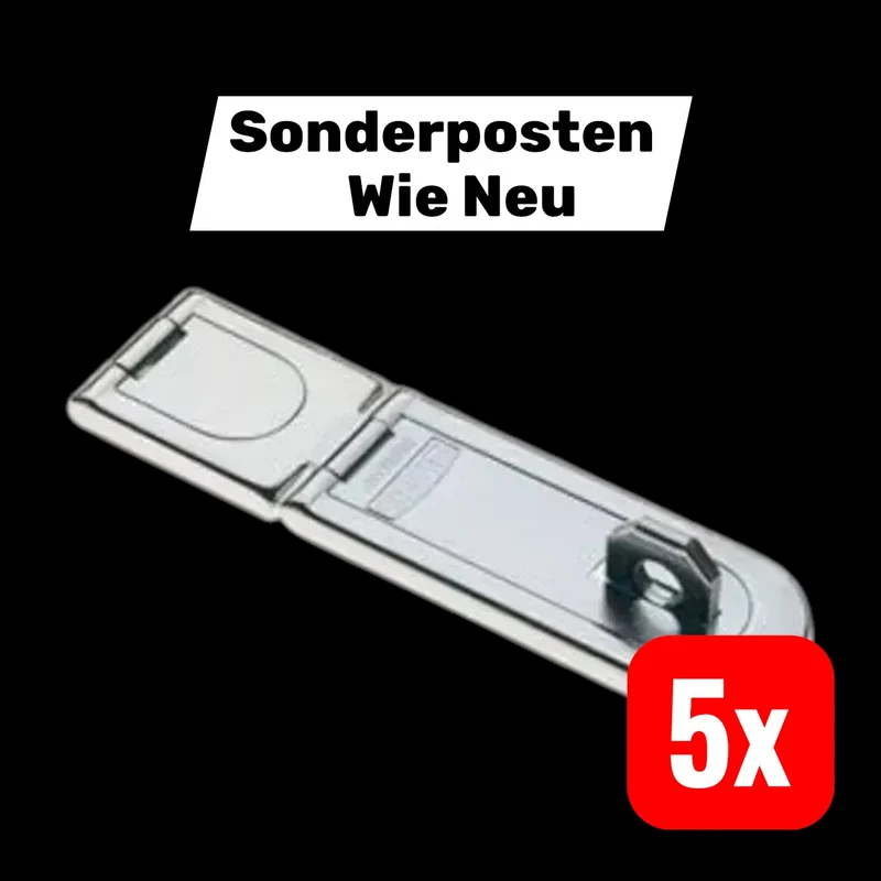 B-Ware Burg Wächter Panzer-Überfalle Riegel Schloss PK3 SB 165mm 5 STÜCK