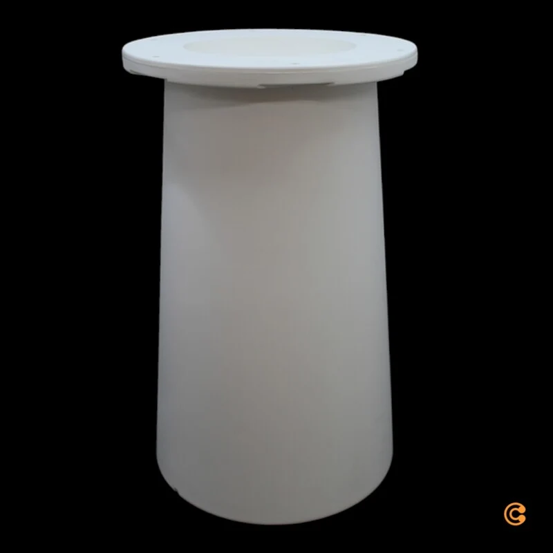 B-Ware Moooi Container Tisch Fuß Standbein Tischbein 7143 weiß Höhe 71 cm Outdoor