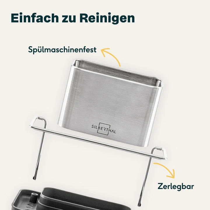 B-Ware Silberthal Spülbecken Organizer Küchenutensilien Aufbewahrung Edelstahl 2 STÜCK