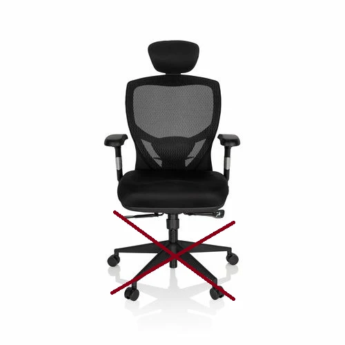 B-Ware hjh OFFICE Bürostuhl Chefsessel VENUS BASE Ergonomie schwarz SIEHE TEXT/FOTO