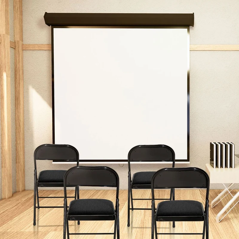 B-Ware hjh OFFICE Konferenzstuhl Besucherstuhl Klappstuhl TUDELA II Klapp-Stuhl Schw56