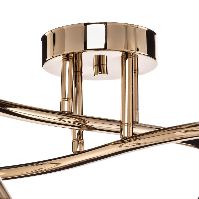 B-Ware Lucea Deckenstrahler Spotte Deckenlampe Lampe gold 4-flammig Leuchte GU10