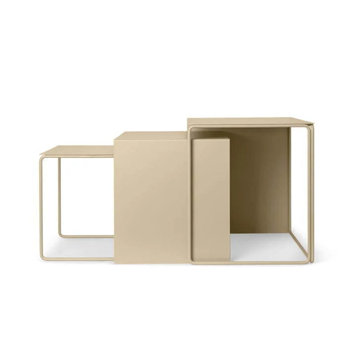 B-Ware ferm Living Cluster Tables 3-Set Tisch Couchtisch Beistelltisch SIEHE TEXT/FOTO