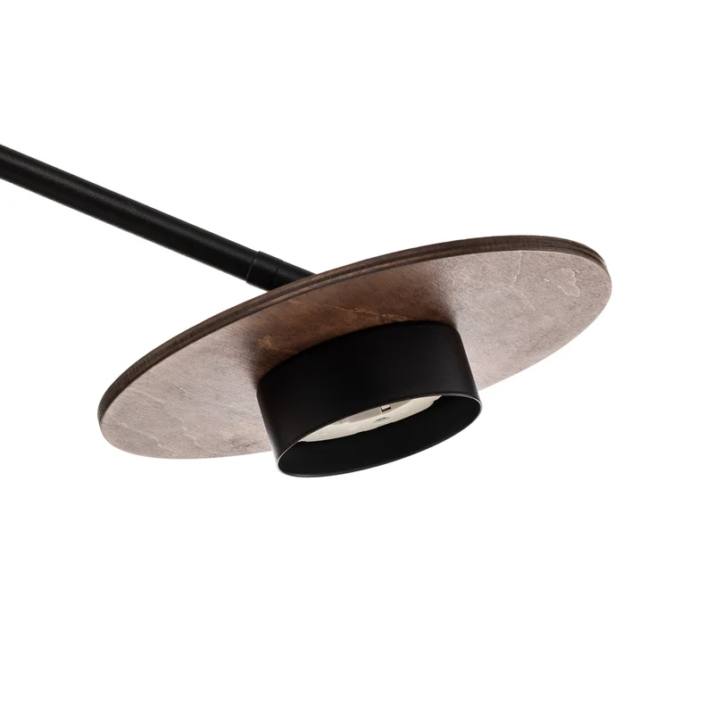 B-Ware Nowodvorski Deckenleuchte Disk mit Holzelementen 3-flammig GX53 SIEHE TEXT/FOTO