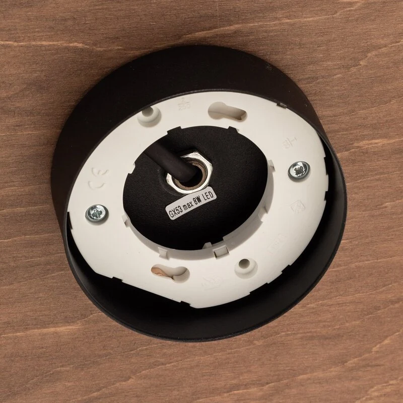 B-Ware Nowodvorski Deckenleuchte Disk mit Holzelementen 3-flammig GX53 SIEHE TEXT/FOTO