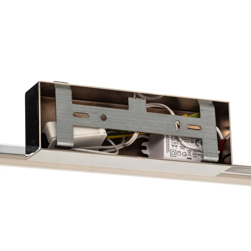B-Ware MCJ Miroir LED Wandleuchte Spiegelleuchte Badezimmerleuchte chrom 60 cm 3000K