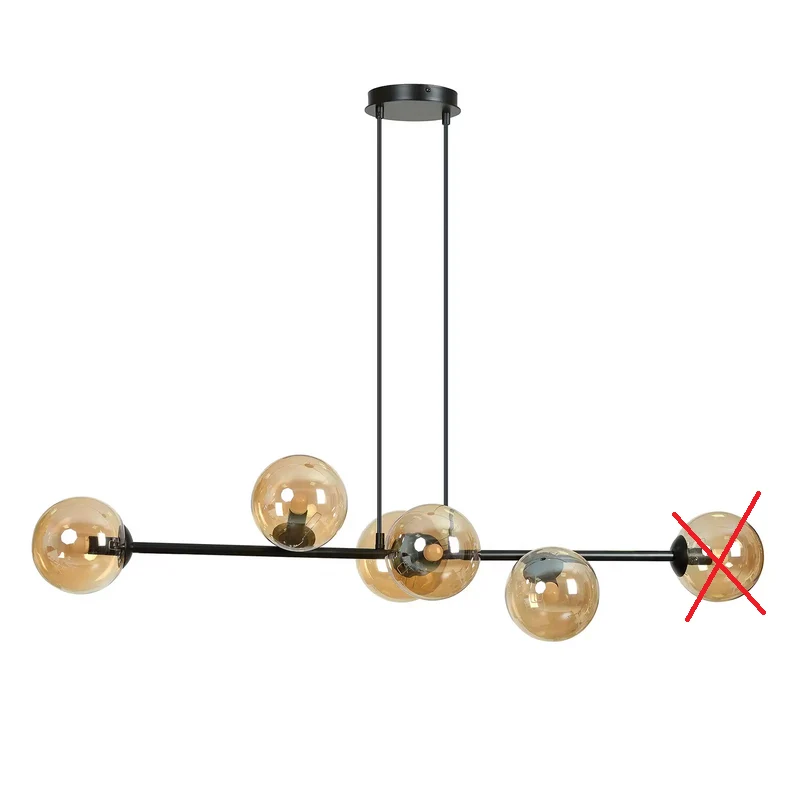 B-Ware EMIBIG LIGHTING Hängelampe Glassy Pendelleuchte Deckenlampe E14 SIEHE TEXT/FOTO