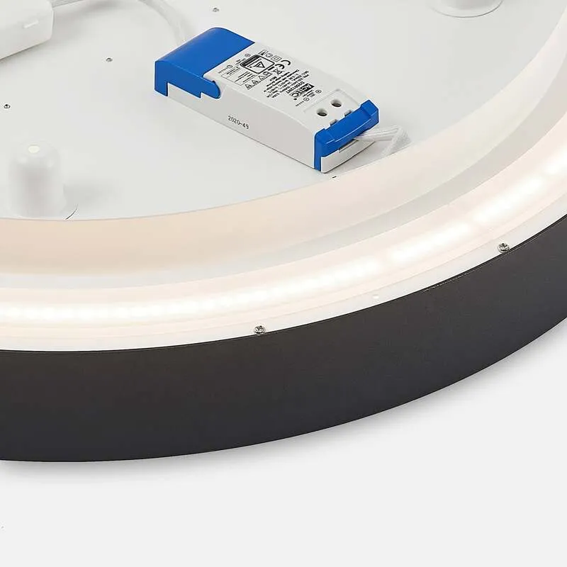 B-Ware Arcchio Pendelleuchte Hängelampe LED Schwarz Aluminium Acryl Vanida Deckenla731