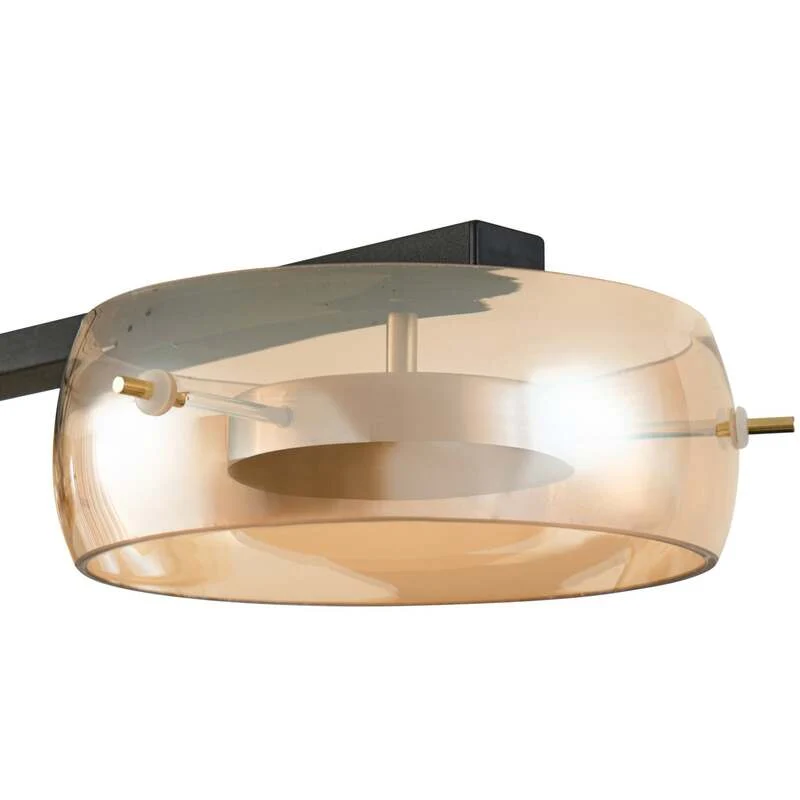 B-Ware Lucande LED Hängeleuchte Pendelleuchte Martis amber 4flg dimmbar SIEHE TEXT/FOTO