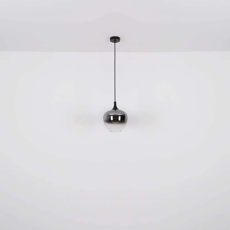 B-Ware Globo Maxy Hängelampe Lampe Pendelleuchte Glas rauchgrau SIEHE TEXT/FOTO