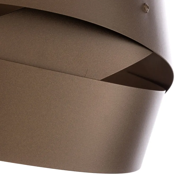 B-Ware Euluna Deckenleuchte Tornado kaffeebraun Ø 50 cm Deckenlampe Lampe Leuchte Spot