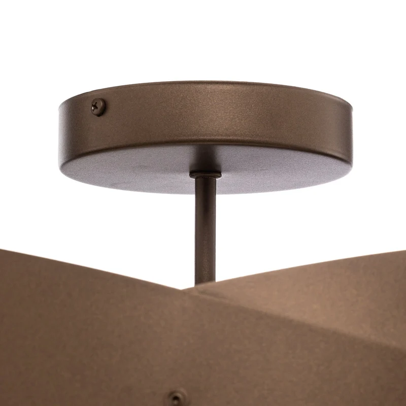 B-Ware Euluna Deckenleuchte Tornado kaffeebraun Ø 50 cm Deckenlampe Lampe Leuchte Spot