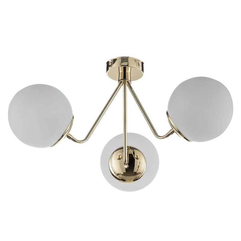 B-Ware Euluna Deckenlampe Lampe Leuchte hängend Tuse 3-flg messing SIEHE TEXT/FOTO