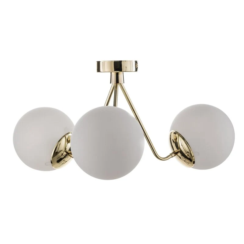 B-Ware Euluna Deckenlampe Lampe Leuchte hängend Tuse 3-flg messing SIEHE TEXT/FOTO