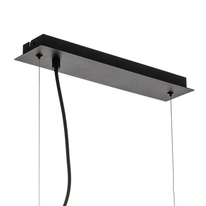 B-Ware Lucande Sotiana Hängelampe Hängelampe Lampe Leuchte 4 Glaskugeln schwarz 40W E14
