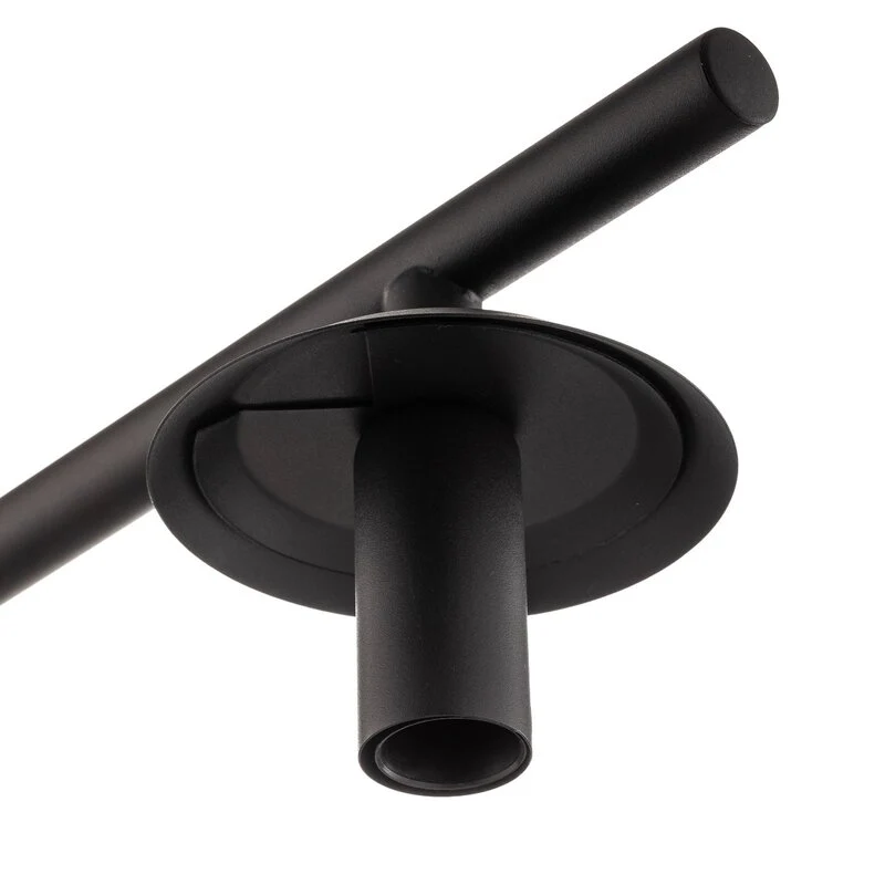 B-Ware Lucande Sotiana Hängelampe Hängelampe Lampe Leuchte 4 Glaskugeln schwarz 40W E14