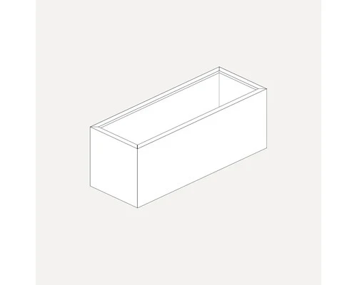 B-Ware Palatino Pflanzkübel Pflanzkasten Lotte witterungsbeständig 240l 120x40cm