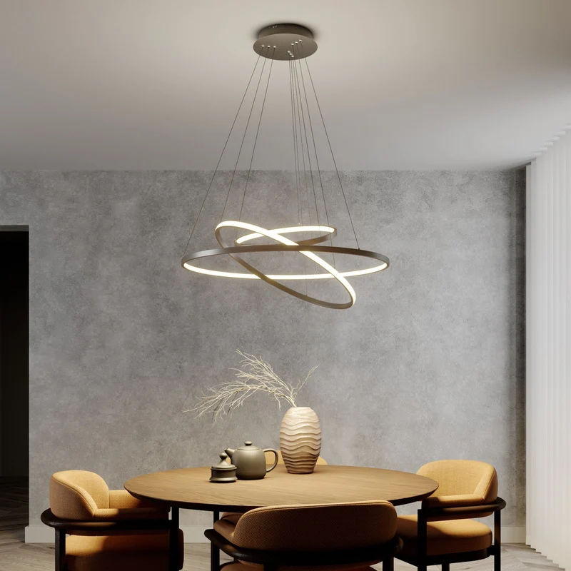 B-Ware Lucande Pendelleuchte Hängelampe LED nickel Metall Kunststoff dimmbar warmweiß