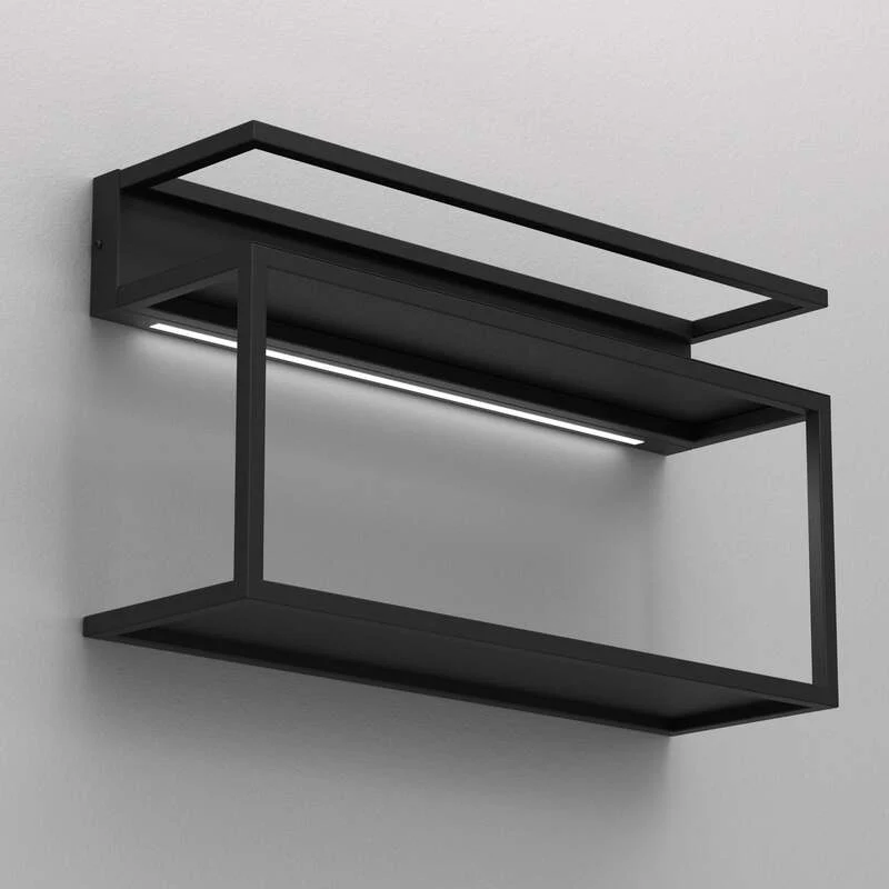 Luminex Wandleuchte Lampe Shelf LED schwarz Stahl 60 cm Leuchte SIEHE TEXT/FOTO