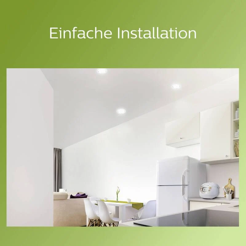 B-Ware Philips 8720169308121 Diamond Einbauleuchte Lampe LED 2.2 W 6 STÜCK