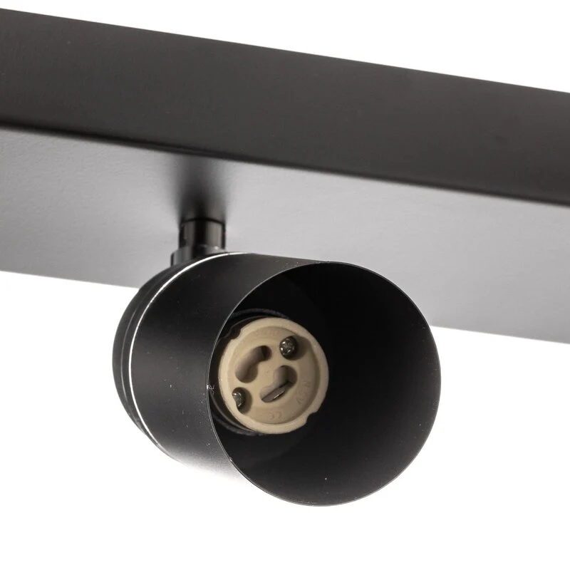 B-Ware Rondo Deckenstrahler Leuchte schwarz chrom Edelstahl 8-flammig Wohnbeleucht660