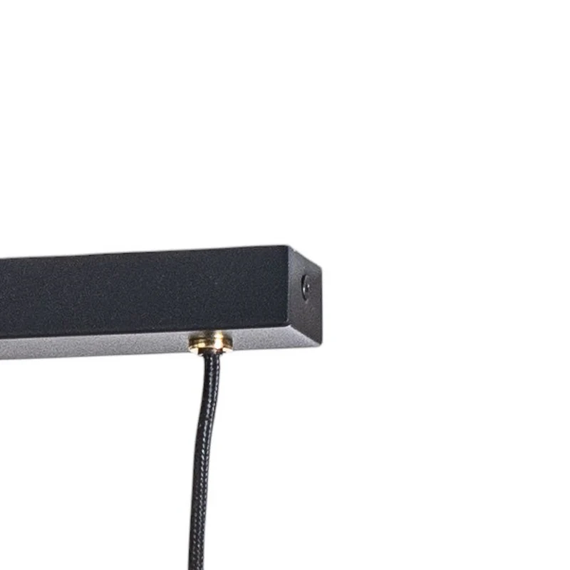 B-Ware Argon Hängelampe Dulce rauchgrau schwarz Glas 3-flg Deckenlampe Deckenleuchte