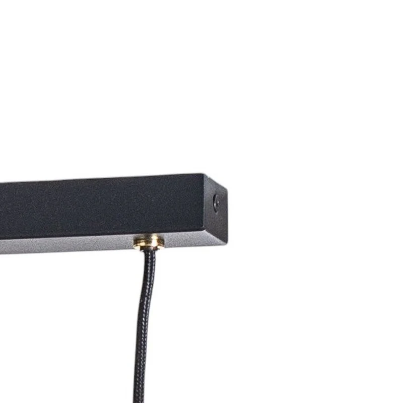B-Ware Argon Hängelampe Dulce rauchgrau schwarz Glas 3-flg Deckenlampe Deckenleuchte